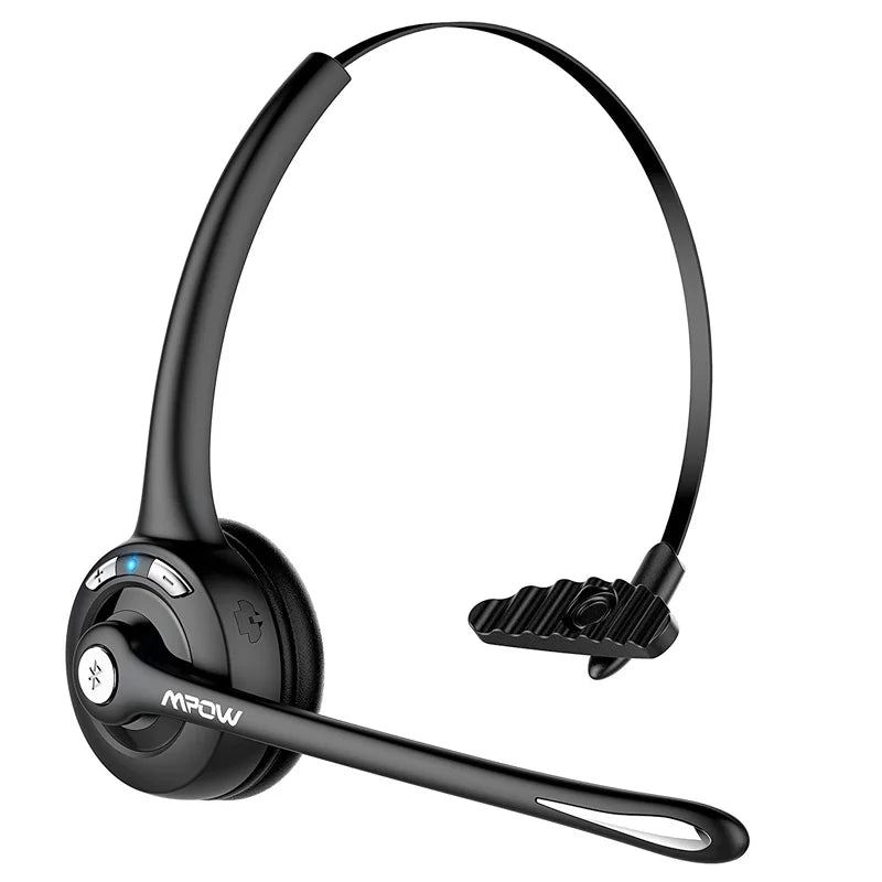 1/2 pack Pro Office Wireless Bluetooth V5.0 headphone With Microphone 13H Talking Time For Driver Call Center Skype Office