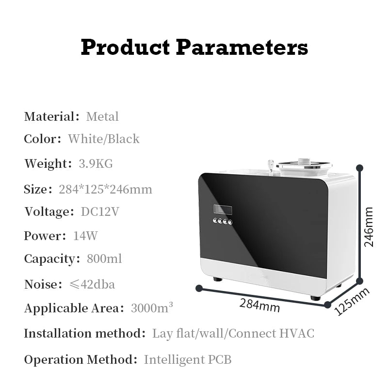 Essential Oil Air Purifier And Perfume Aroma Diffuser