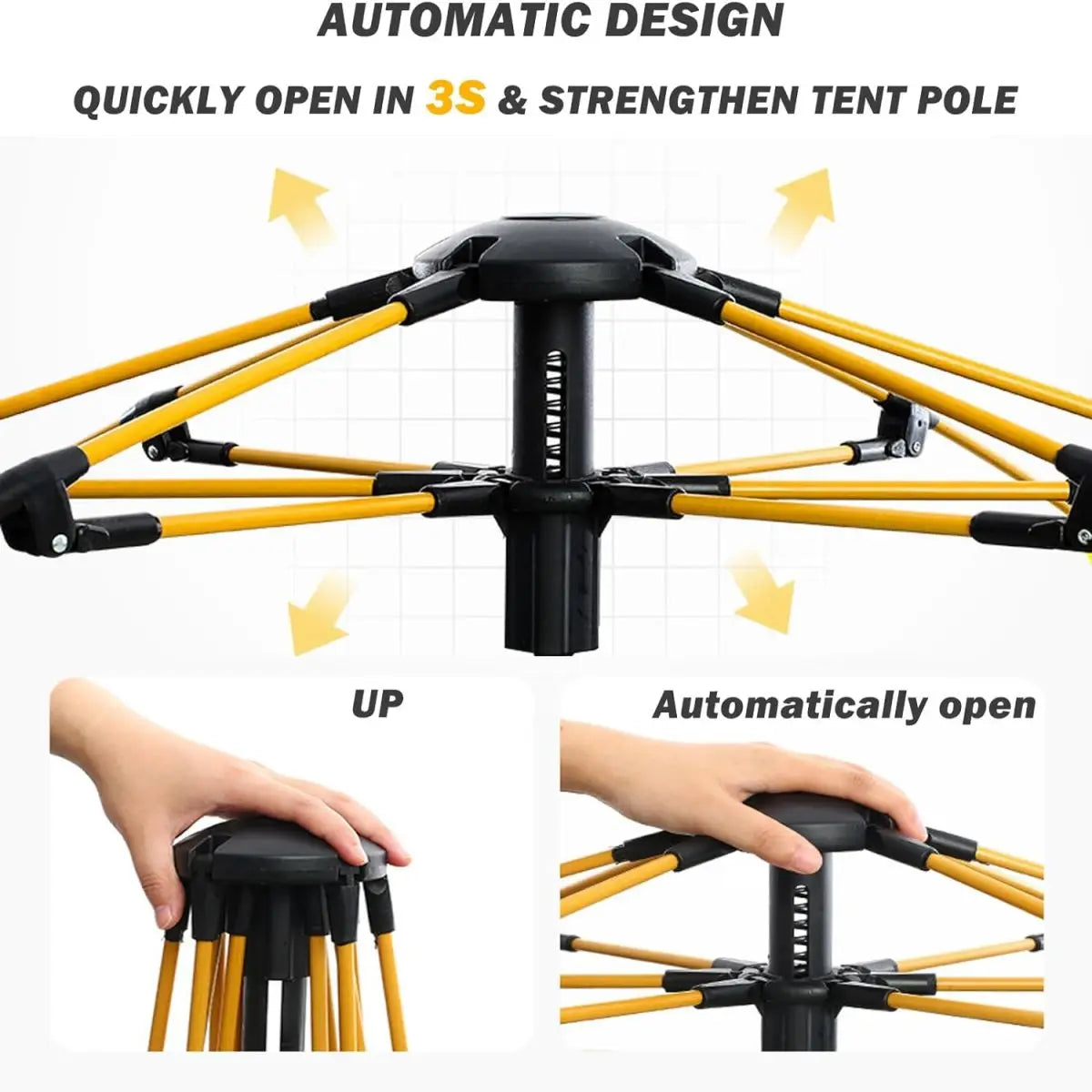 Automatic Quick-opening Outdoor Self-driving Travel Tent