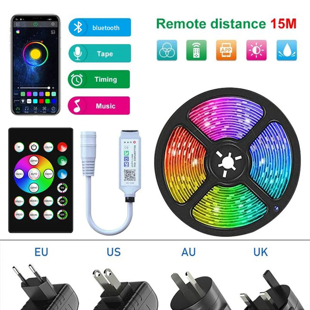 40m Smart Led Lights With Bluetooth APP Control
