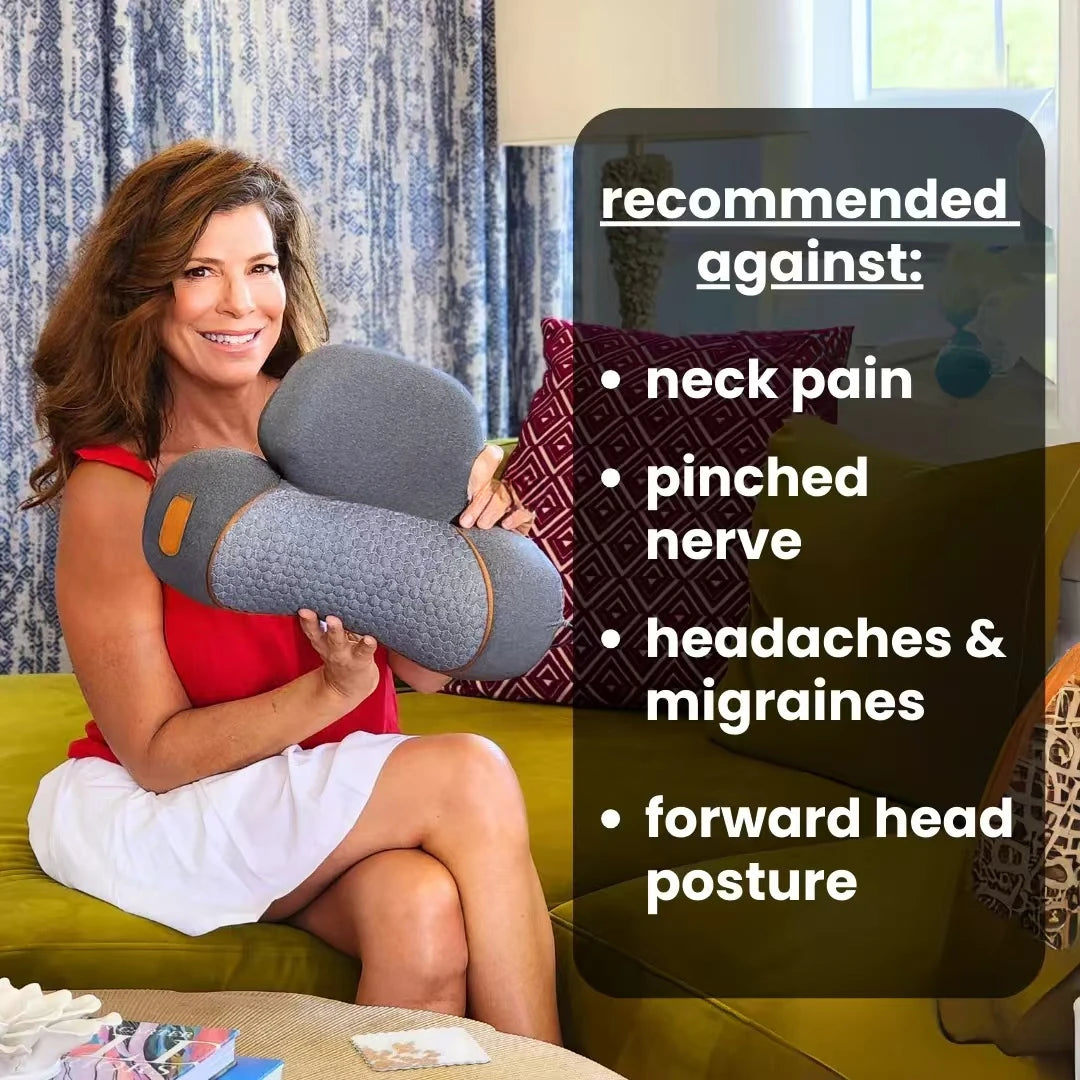 3-in-1 Neck Massager Cervical Pillow With Hot Compress And Vibration Massage