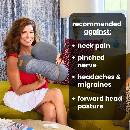 3-in-1 Neck Massager Cervical Pillow With Hot Compress And Vibration Massage