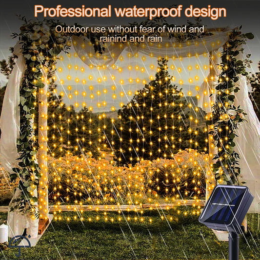Outdoor Solar Fairy Garland String Lights 8 Modes