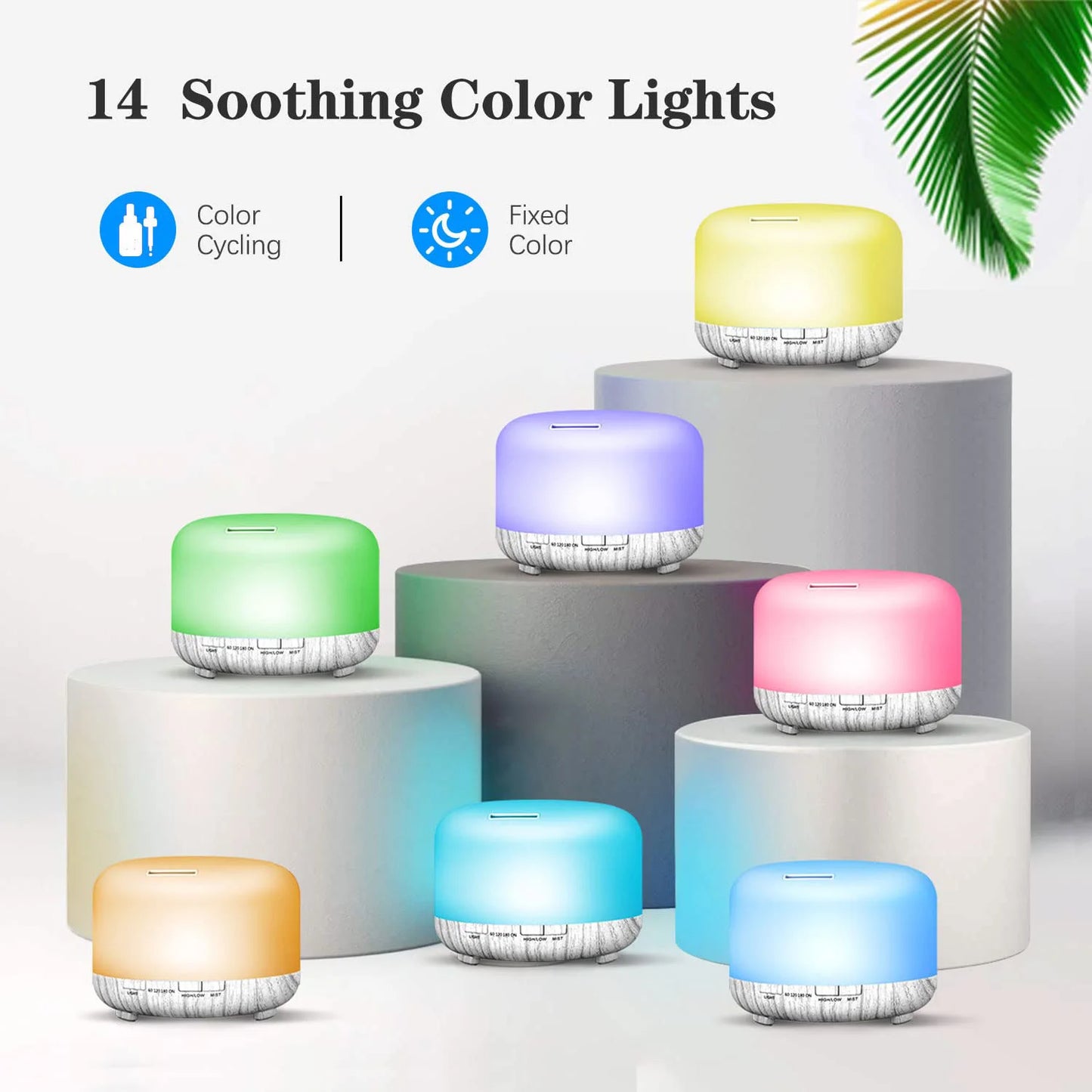Essential Oil Aromatherapy Diffuser And Humidifier With Auto Shut Off