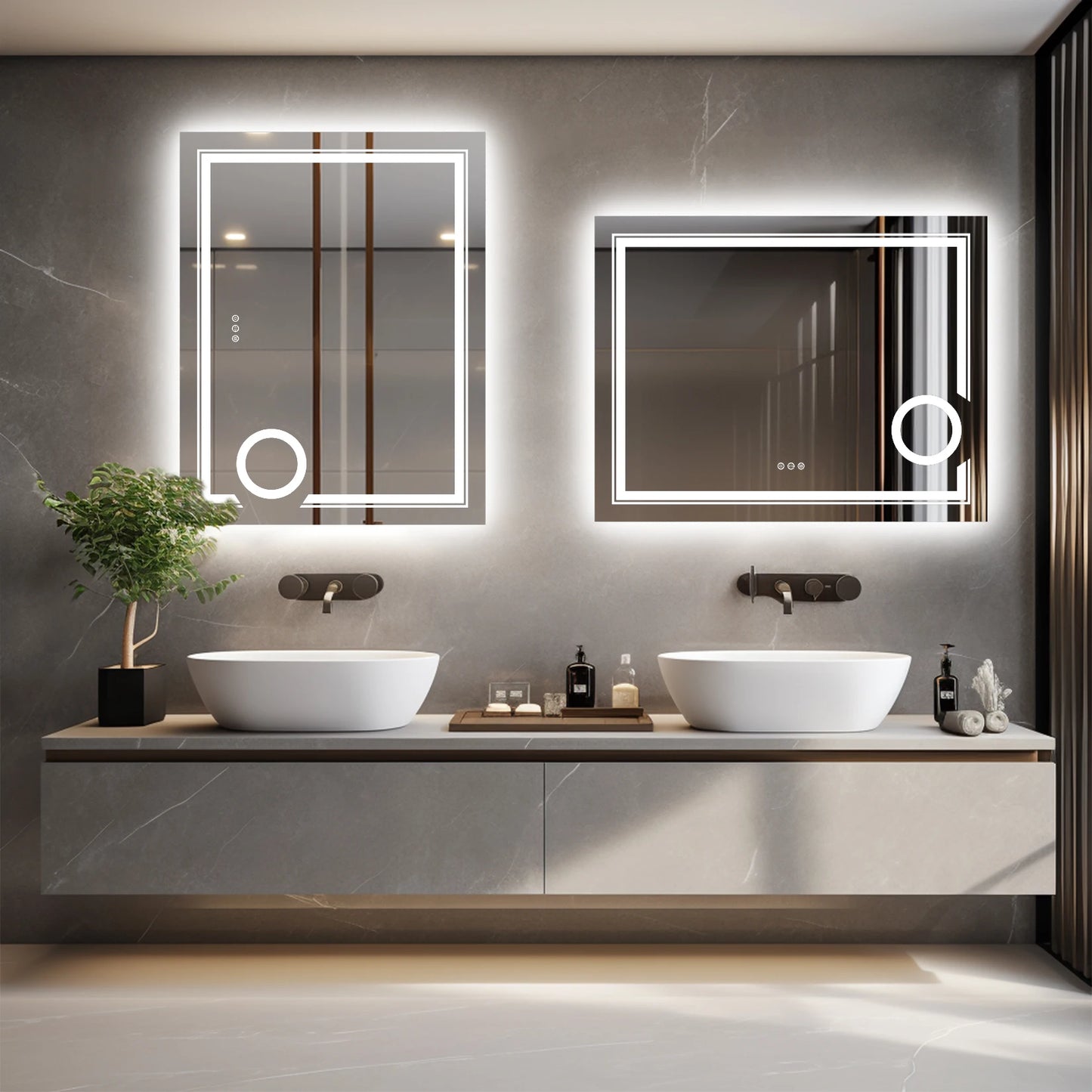 LED Wall Mounted Bathroom Mirror