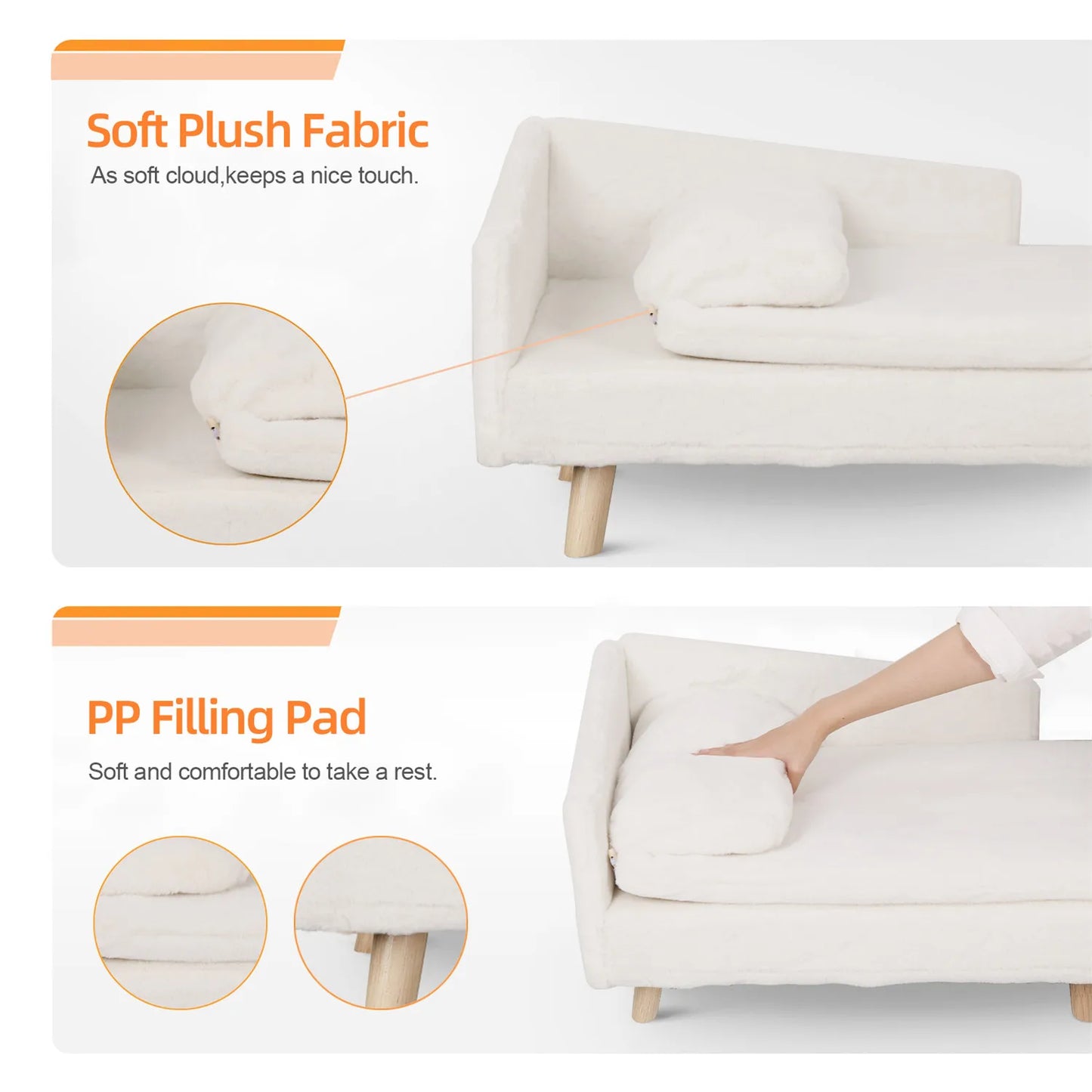Elevated Pet Bed with Cozy Pad That Is Waterproof