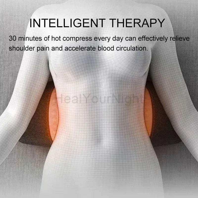 Waist & Back Heating Massager Pad