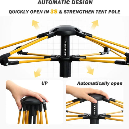 Automatic Quick-opening Outdoor Self-driving Travel Tent