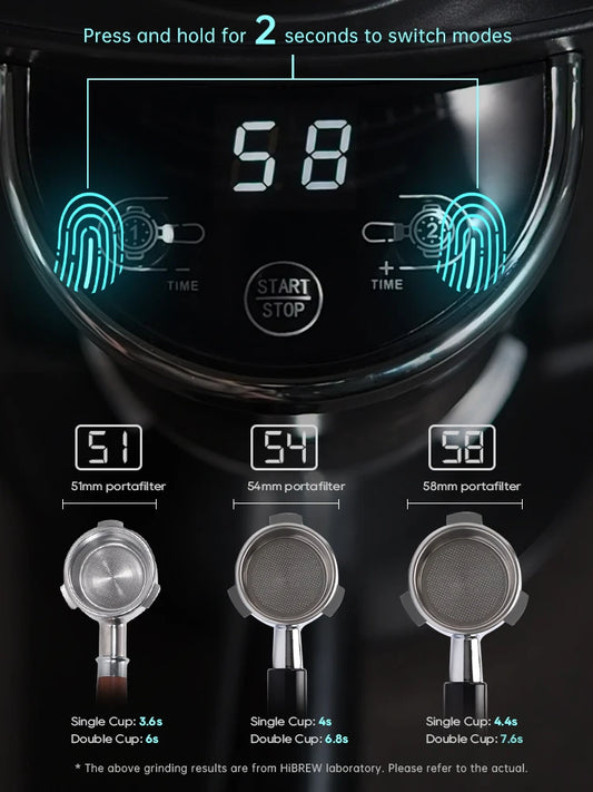 Automatic Electric Coffee Grinder with 34 Gears for Espresso