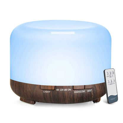 Essential Oil Aromatherapy Diffuser And Humidifier With Auto Shut Off