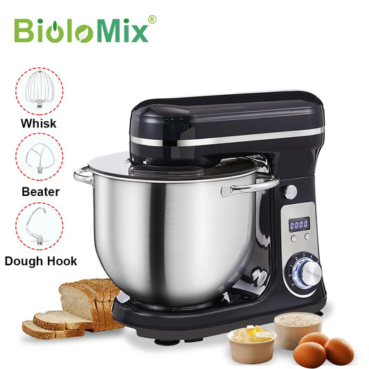 Quiet Motor 6-speed Kitchen Stand Mixer And Food Processor Blender