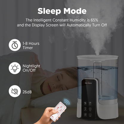 Home Air Humidifier with Led Digital Display 6L