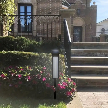 Solar Powered Address Sign With Lighting, With Pole Mount, (Smart Light Control, Automatically Lights Up From Dusk)