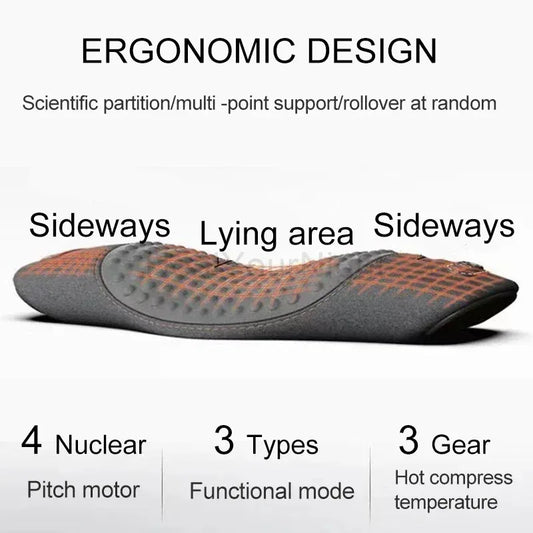 Waist & Back Heating Massager Pad