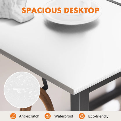 Computer Writing Desk with Side Bag & Headphone Hook