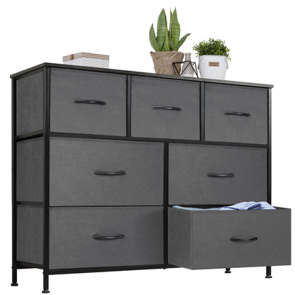 Desser For Bedroom With 7 Fabric Drawers Organizer Storage Closet Chest Clothes For Living Room Display Cabinet Of Furniture