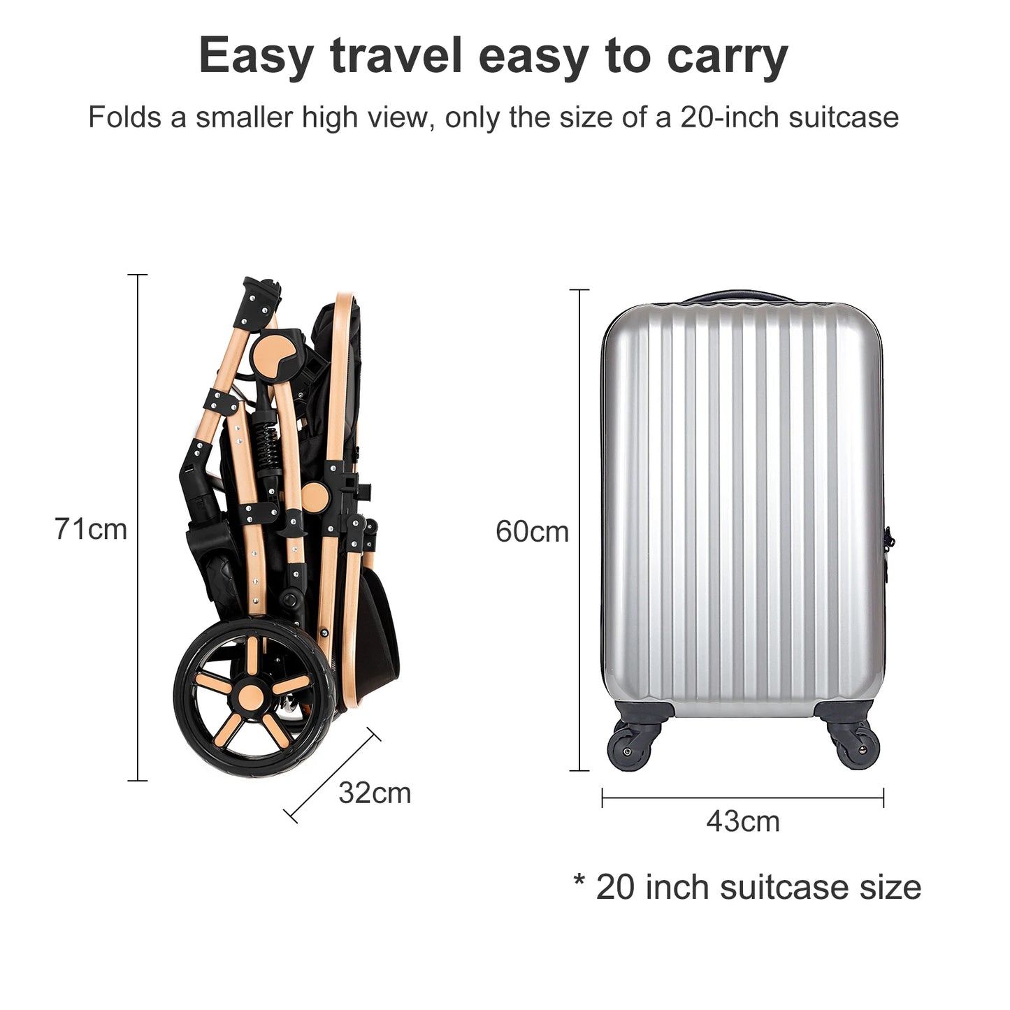 High quality newborn Lightweight  Baby Stroller