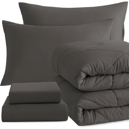 5 Piece Breathable Bedding And Comforter Set