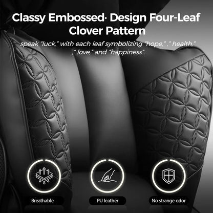 Office Chair 400LBS Wide Ergonomic Gaming Chair with Deluxe Embossing Designed Leather with Foot Rest