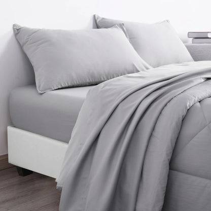 5 Piece Breathable Bedding And Comforter Set