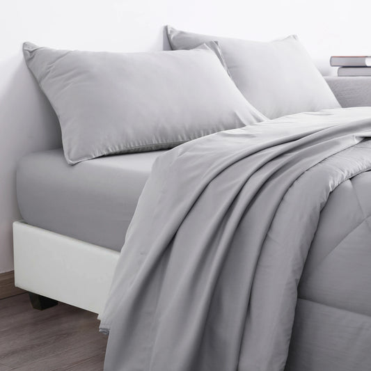 5 Piece Breathable Bedding And Comforter Set