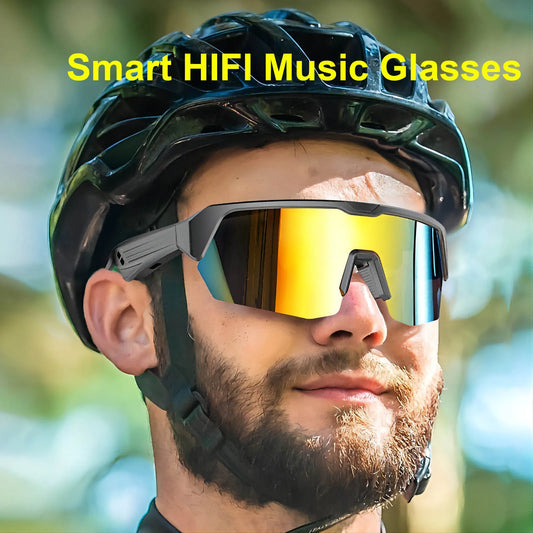 Smart Fashion Wireless Headset Music Glasses 5.3 Version with HIFI Music Sound Audio Quality UV400 Sunglasses