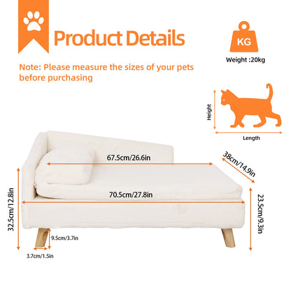 Elevated Pet Bed with Cozy Pad That Is Waterproof